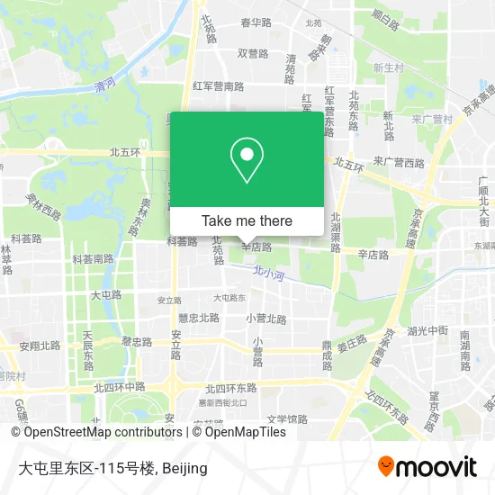 大屯里东区-115号楼 map