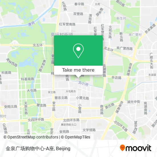 金泉广场购物中心-A座 map