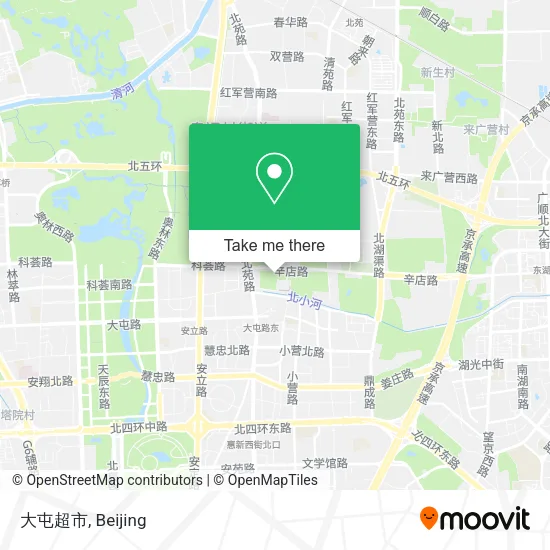 大屯超市 map