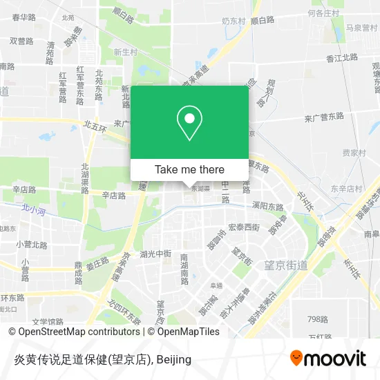 炎黄传说足道保健(望京店) map