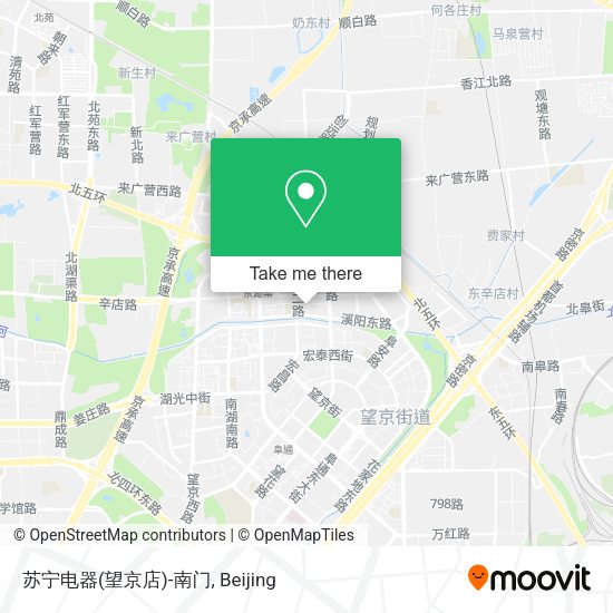 苏宁电器(望京店)-南门 map
