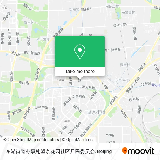 东湖街道办事处望京花园社区居民委员会 map
