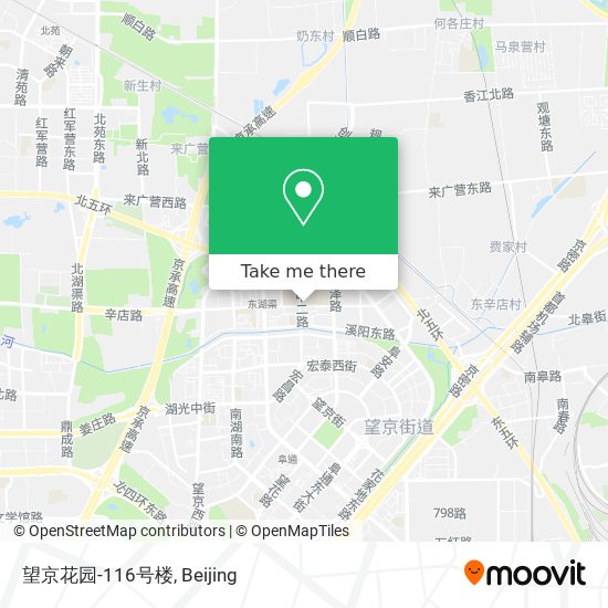 望京花园-116号楼 map