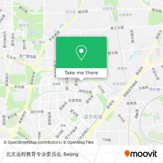北京远程教育专业委员会 map