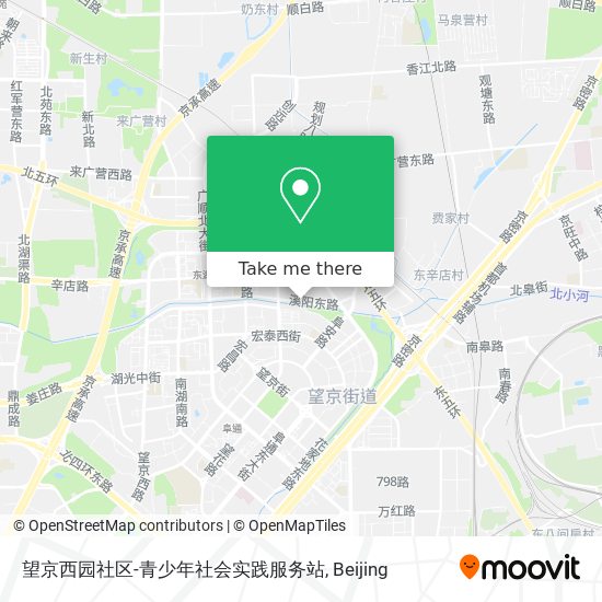 望京西园社区-青少年社会实践服务站 map