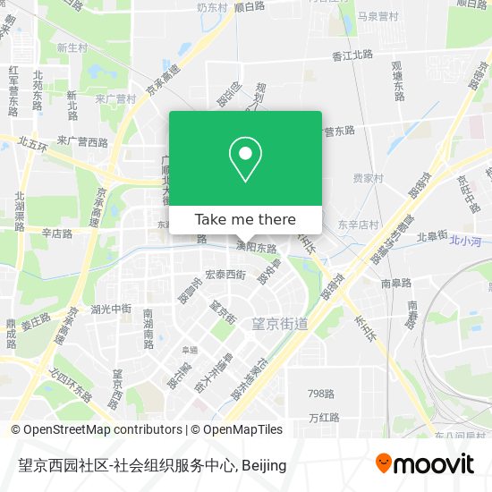 望京西园社区-社会组织服务中心 map