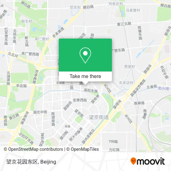 望京花园东区 map