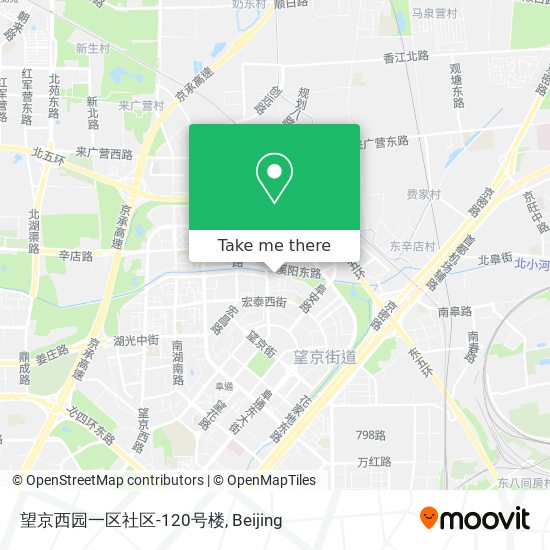 望京西园一区社区-120号楼 map