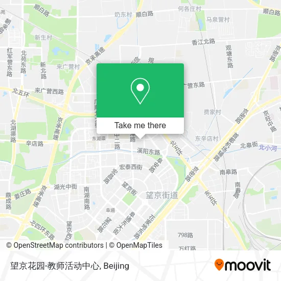 望京花园-教师活动中心 map