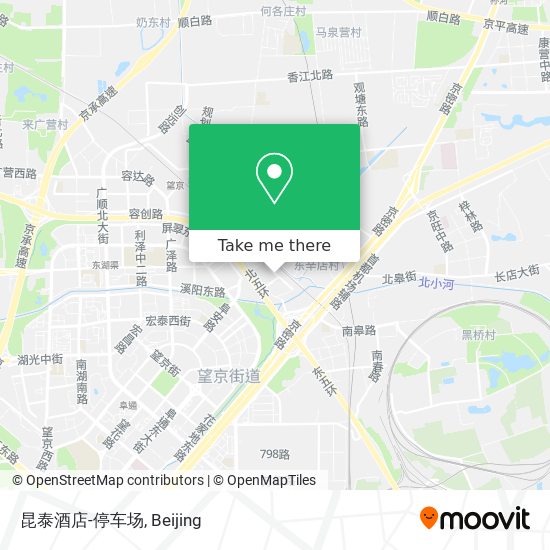 昆泰酒店-停车场 map
