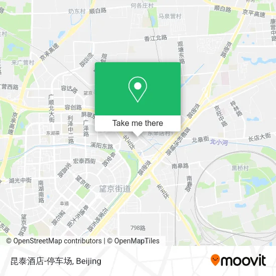 昆泰酒店-停车场 map