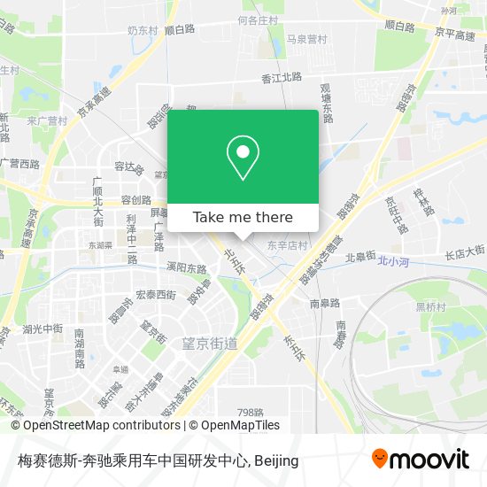 梅赛德斯-奔驰乘用车中国研发中心 map