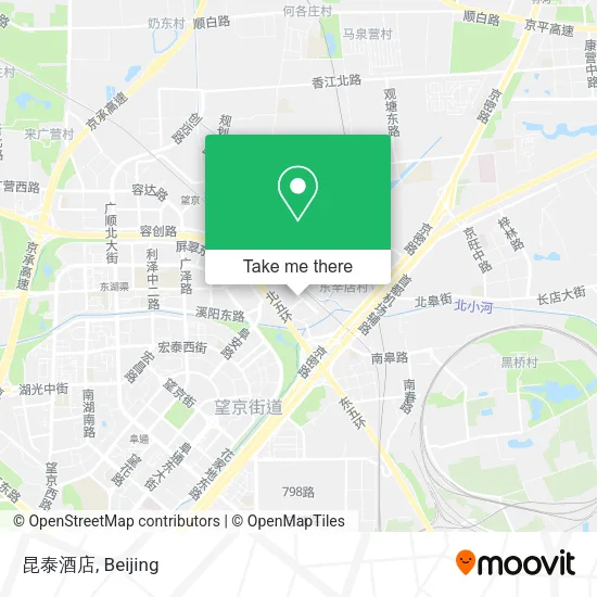 昆泰酒店 map