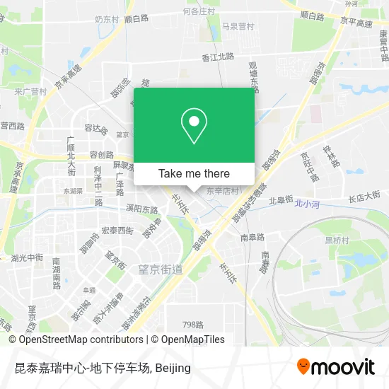 昆泰嘉瑞中心-地下停车场 map