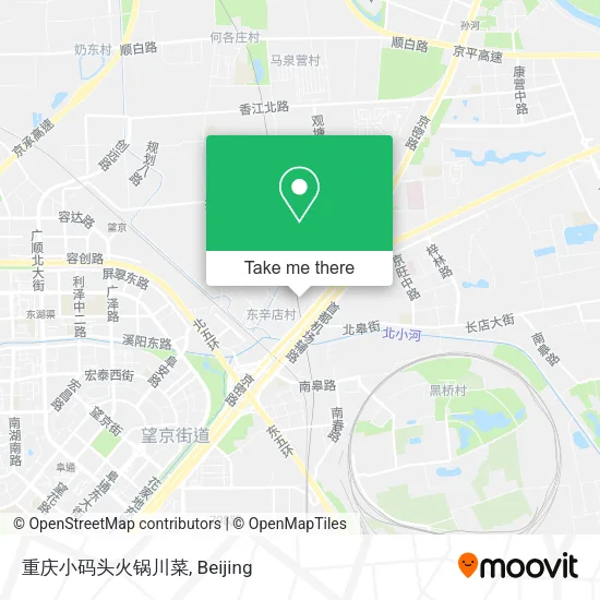 重庆小码头火锅川菜 map