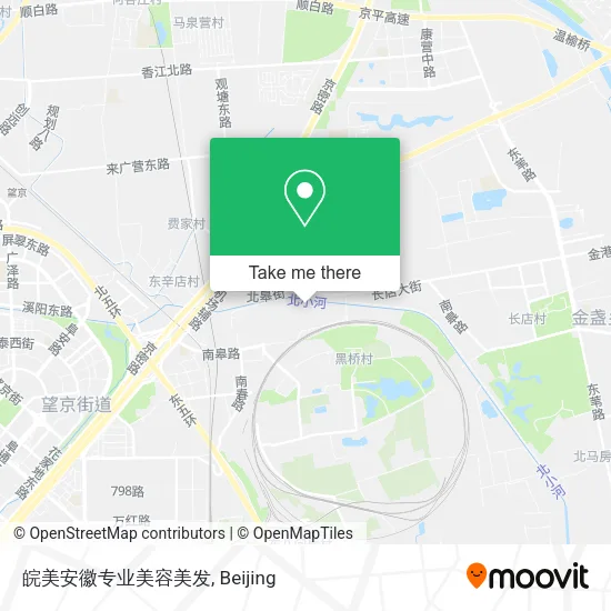 皖美安徽专业美容美发 map