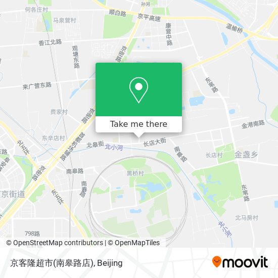 京客隆超市(南皋路店) map