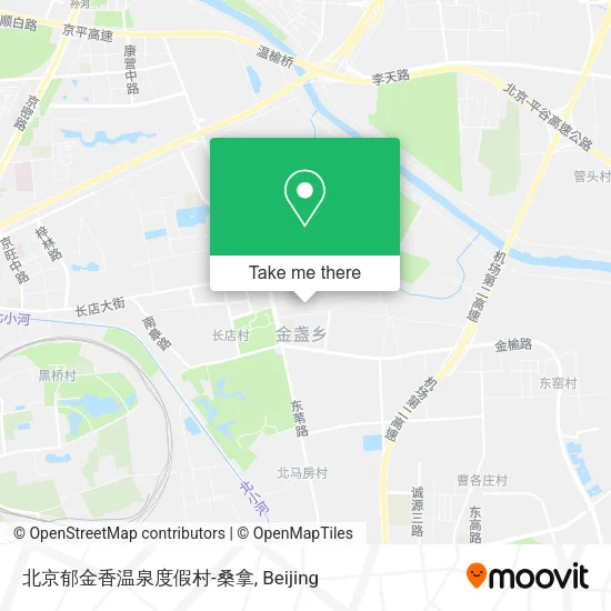 北京郁金香温泉度假村-桑拿 map