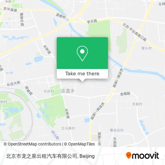 北京市龙之泉出租汽车有限公司 map