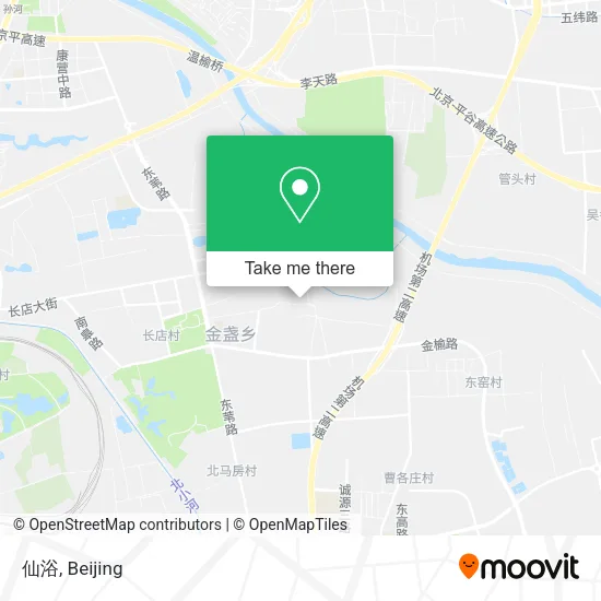 仙浴 map