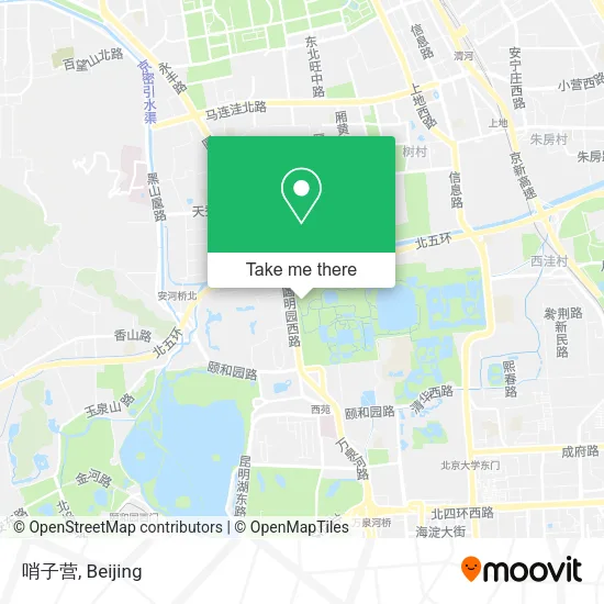 哨子营 map