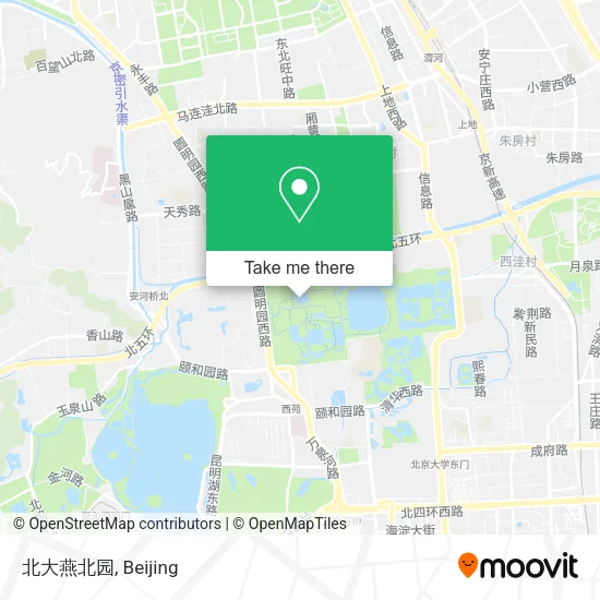北大燕北园 map