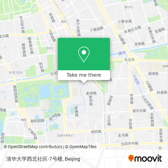 清华大学西北社区-7号楼 map
