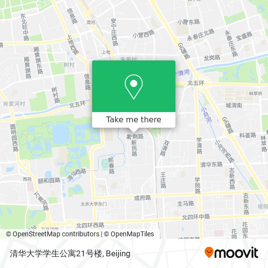 清华大学学生公寓21号楼 map