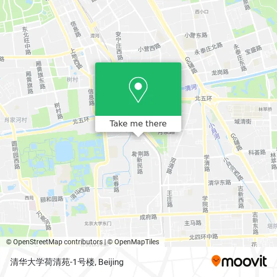 清华大学荷清苑-1号楼 map