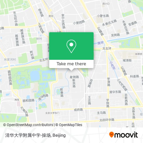 清华大学附属中学-操场 map