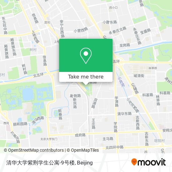 清华大学紫荆学生公寓-9号楼 map