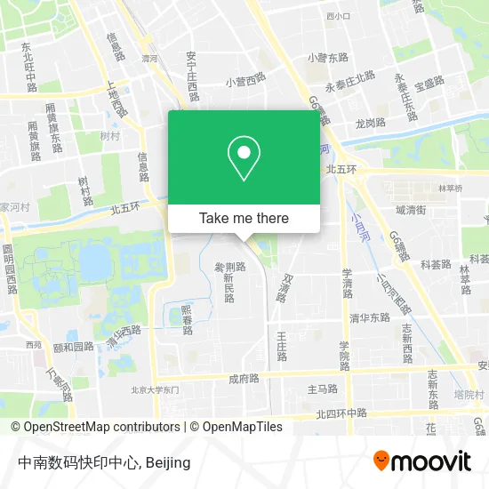 中南数码快印中心 map