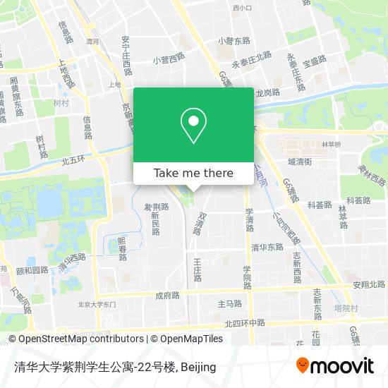 清华大学紫荆学生公寓-22号楼 map
