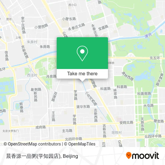 晨香源一品粥(学知园店) map