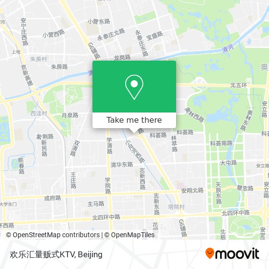 欢乐汇量贩式KTV map
