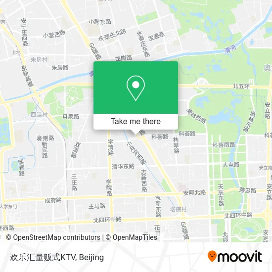 欢乐汇量贩式KTV map