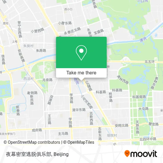 夜幕密室逃脱俱乐部 map