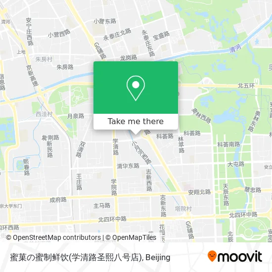 蜜菓の蜜制鲜饮(学清路圣熙八号店) map