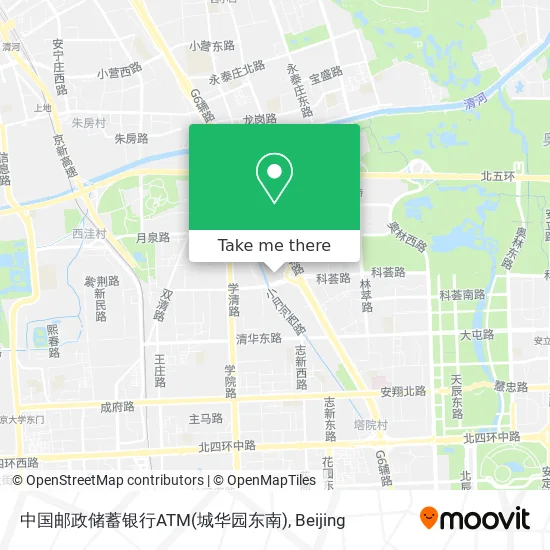 中国邮政储蓄银行ATM(城华园东南) map