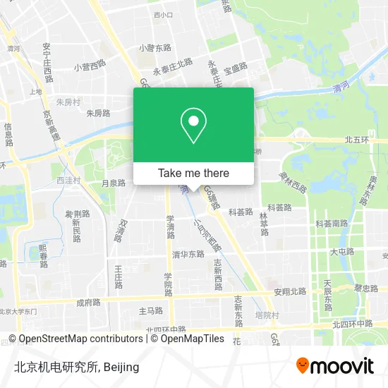 北京机电研究所 map