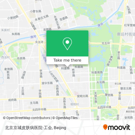 北京京城皮肤病医院-工会 map