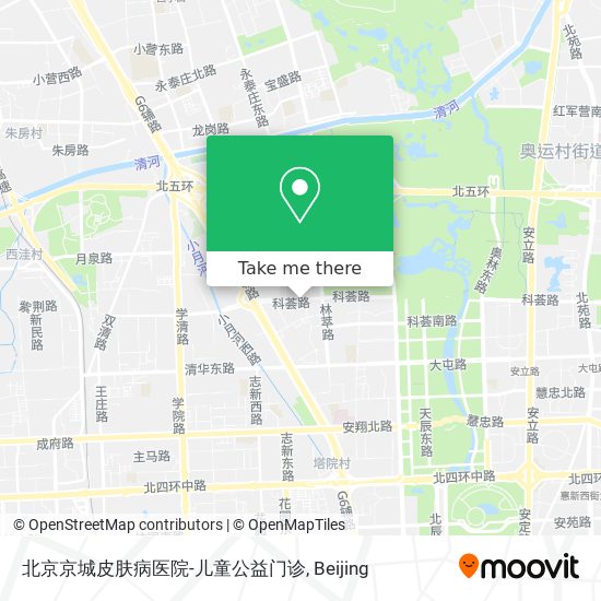 北京京城皮肤病医院-儿童公益门诊 map