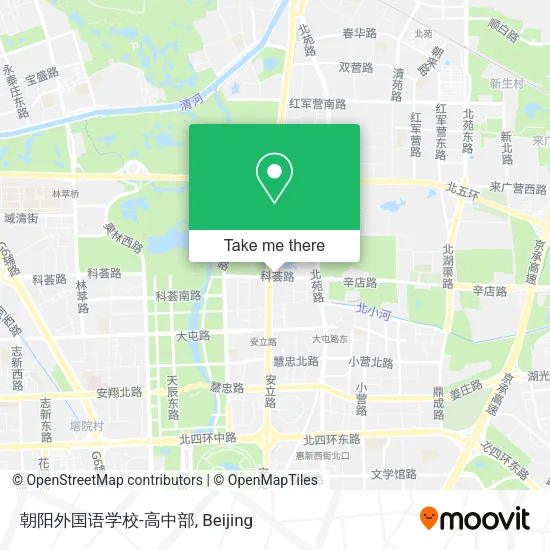 朝阳外国语学校-高中部 map