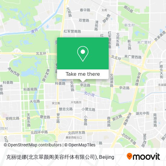 克丽缇娜(北京翠颜阁美容纤体有限公司) map