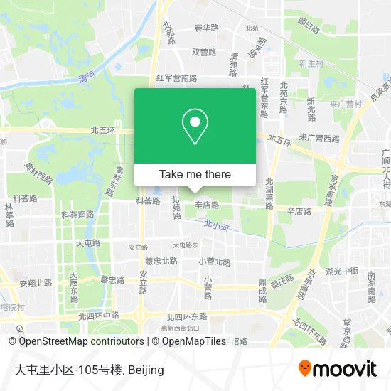 大屯里小区-105号楼 map