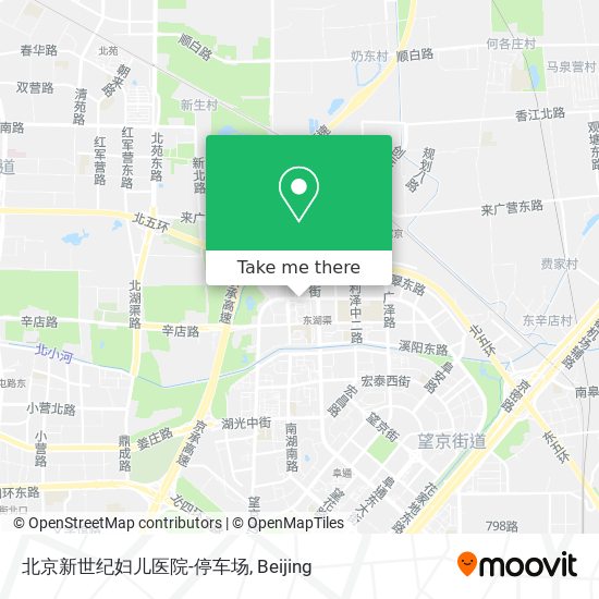 北京新世纪妇儿医院-停车场 map
