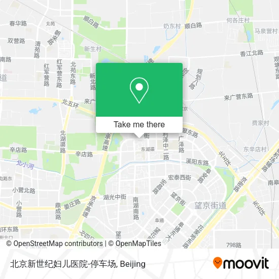 北京新世纪妇儿医院-停车场 map