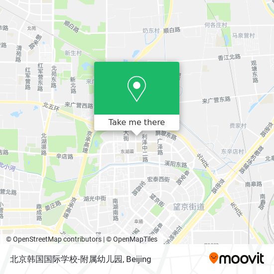 北京韩国国际学校-附属幼儿园 map