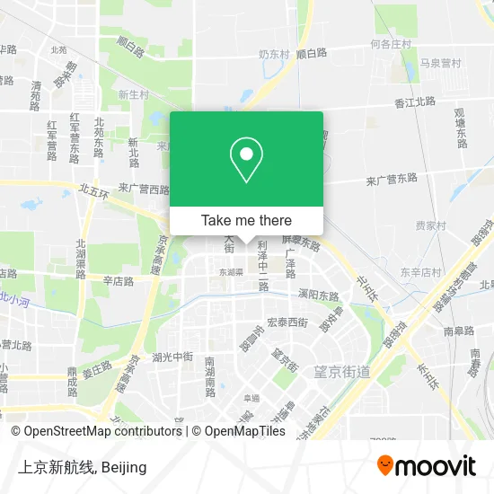 上京新航线 map