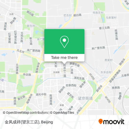 金凤成祥(望京三店) map